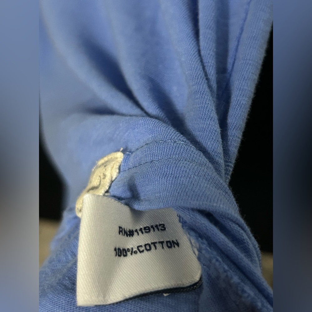 Cuff’s of Cape Cod Tee Shirt•Size XL Blue•Cap Sleeve - Picture 7 of 7